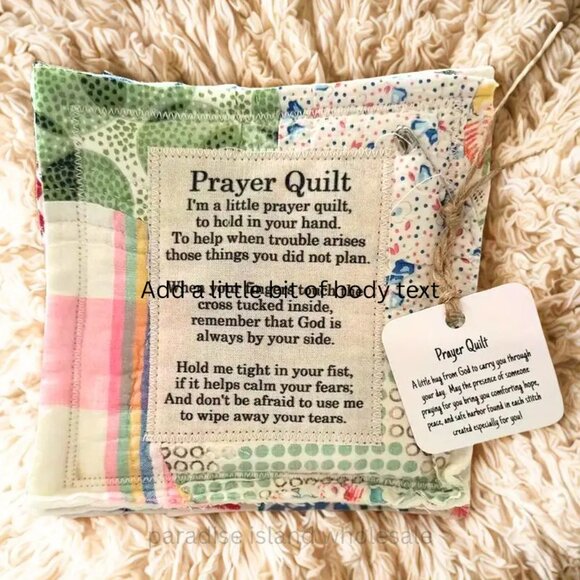 Mini Prayer Quilt - Picture 1 of 2